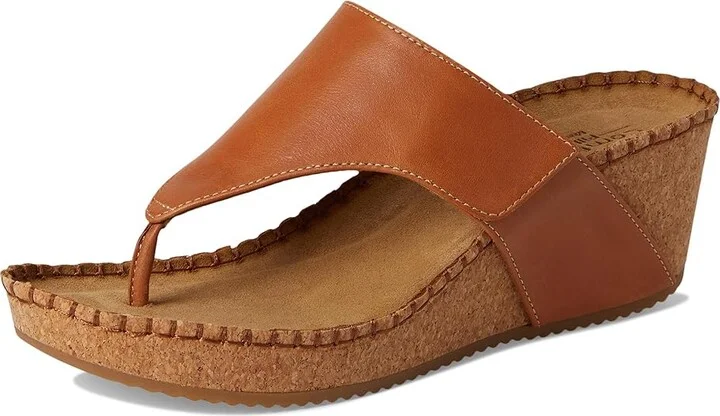 Comfortiva Edwyn Women's Sandals Luggage : 10 W (D), Leather - Image 5