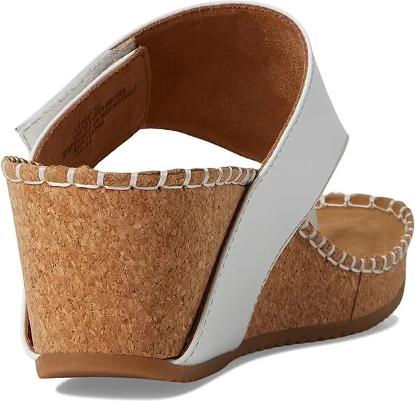 Comfortiva Edwyn Women's Sandals White : 8 W (D), Leather - Image 4