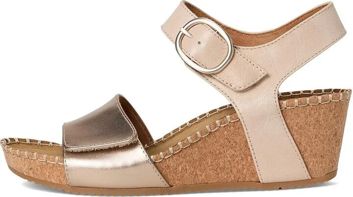 Comfortiva Eldorah Women's Sandals Beige-Gold : 7 M (B), Leather - Image 6
