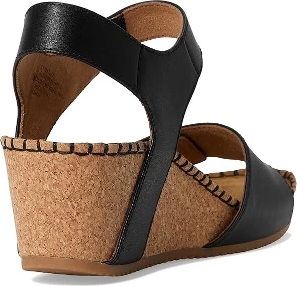 Comfortiva Eldorah Women's Sandals Black : 7.5 W (D), Leather - Image 4