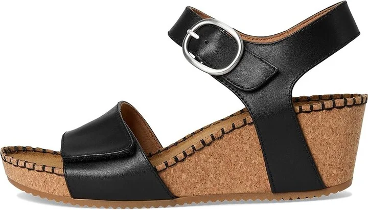 Comfortiva Eldorah Women's Sandals Black : 7.5 W (D), Leather - Image 6