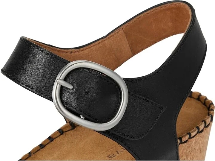 Comfortiva Eldorah Women's Sandals Black : 7.5 W (D), Leather - Image 7