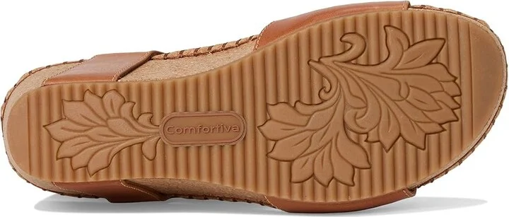 Comfortiva Eldorah Women's Sandals Luggage : 6 W (D), Leather - Image 3