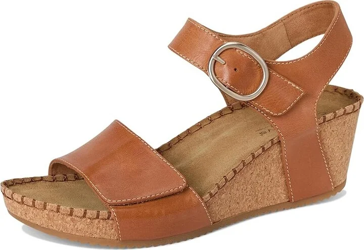 Comfortiva Eldorah Women's Sandals Luggage : 6 W (D), Leather - Image 5