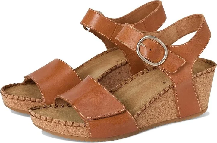 Comfortiva Eldorah Women's Sandals Luggage : 6 W (D), Leather
