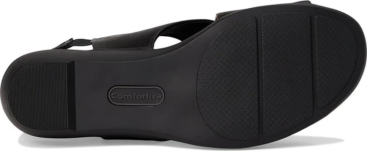 Comfortiva Emilee Women's Sandals Black : 6.5 M (B), Leather - Image 3