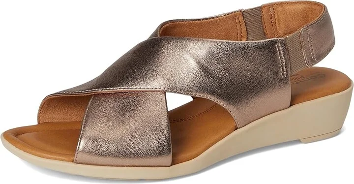 Comfortiva Emilee Women's Sandals Light Espresso : 7.5 W (D), Leather - Image 5