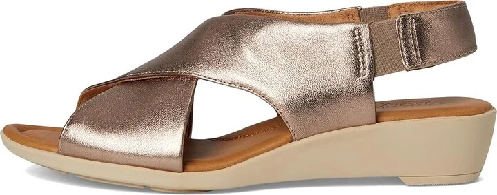 Comfortiva Emilee Women's Sandals Light Espresso : 7.5 W (D), Leather - Image 6