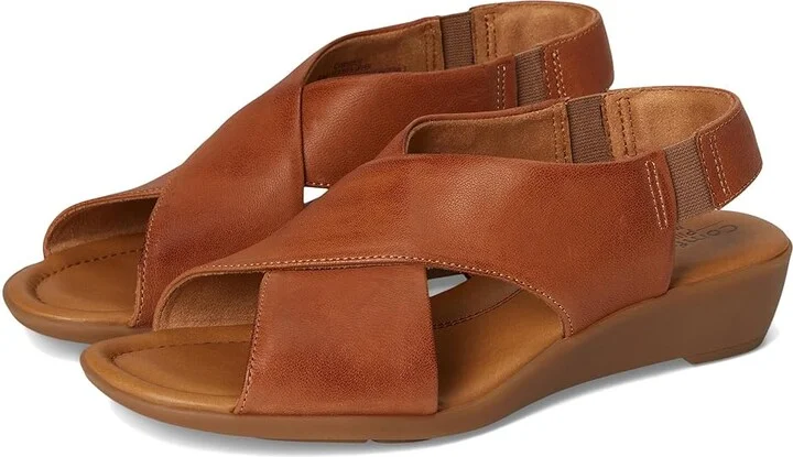 Comfortiva Emilee Women's Sandals Luggage : 10 M (B), Leather