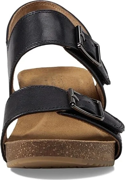Comfortiva Erlina Women's Sandals Black : 7 W (D), Leather/Rubber - Image 2
