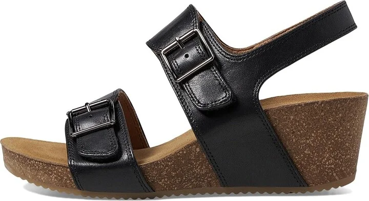 Comfortiva Erlina Women's Sandals Black : 7 W (D), Leather/Rubber - Image 5