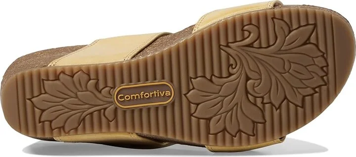 Comfortiva Erlina Women's Sandals Mexico Yellow : 8.5 W (D), Leather/Rubber - Image 3