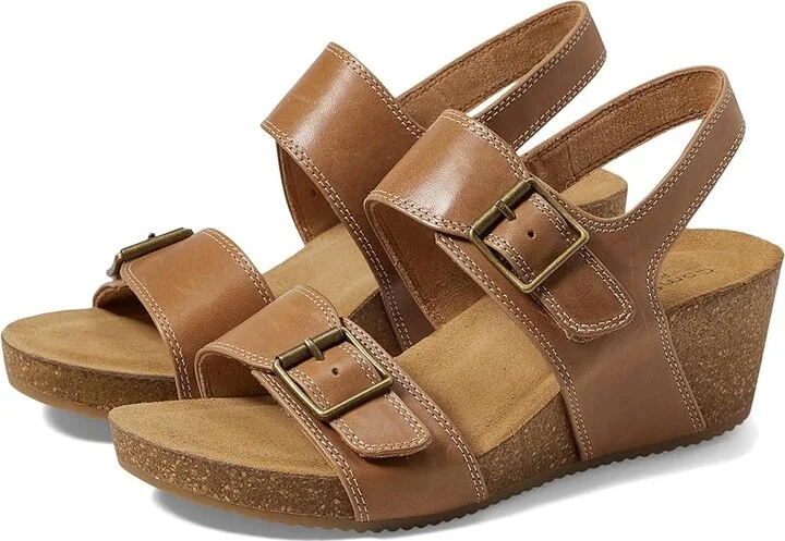 Comfortiva Erlina Women's Sandals Sand : 8 M (B), Leather/Rubber