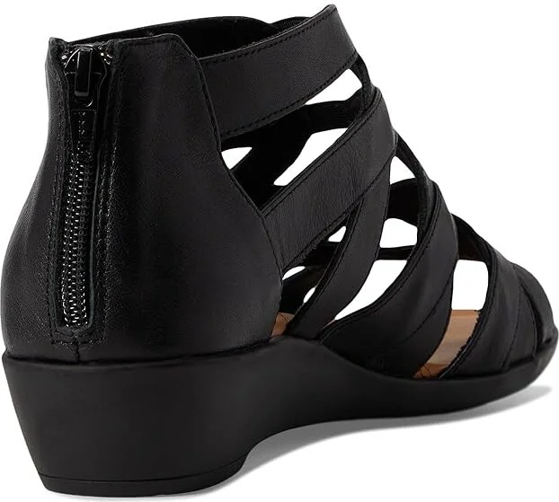 Comfortiva Eternia Women's Sandals Black : 8 W (D), Leather - Image 4