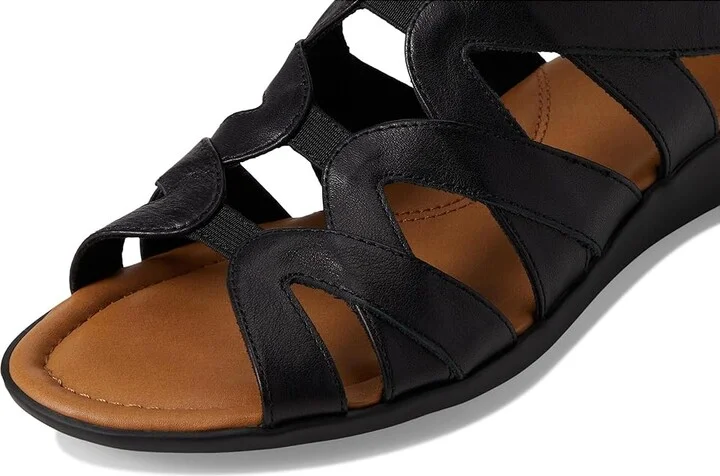 Comfortiva Eternia Women's Sandals Black : 8 W (D), Leather - Image 7