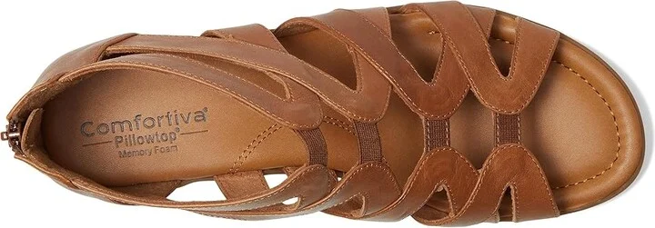 Comfortiva Eternia Women's Sandals Sand : 7.5 W (D), Leather - Image 2