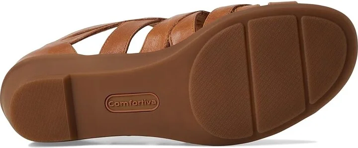Comfortiva Eternia Women's Sandals Sand : 7.5 W (D), Leather - Image 3