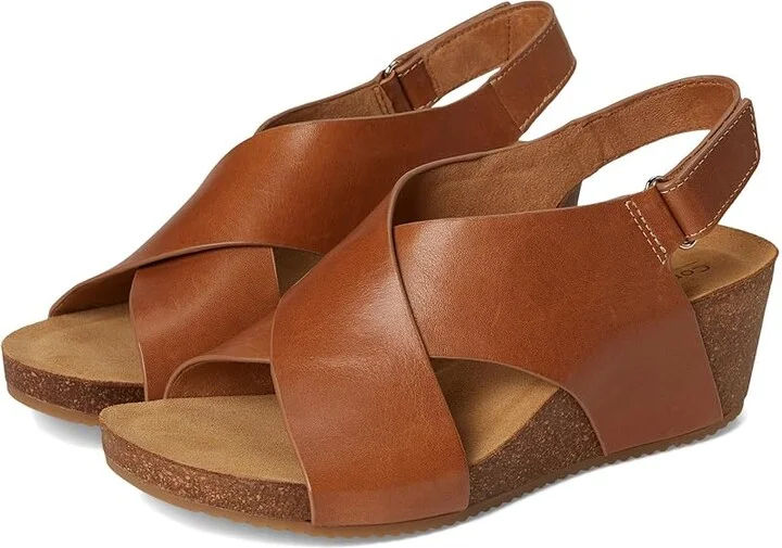 Comfortiva Eva Women's Sandals Sand : 6 W (D), Leather