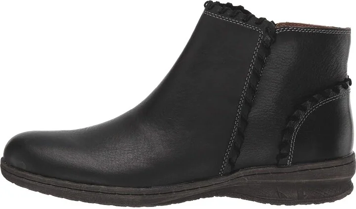 Comfortiva Fallston Women's Boots Black Wild Steer/Cow Suede : 6 M (B), Leather - Image 7