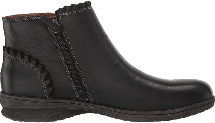 Comfortiva Fallston Women's Boots Black Wild Steer/Cow Suede : 6 M (B), Leather - Image 8