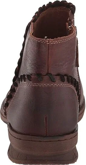 Comfortiva Fallston Women's Boots Bridle Brown Wild Steer/Cow Suede : 6 M (B), Leather - Image 5