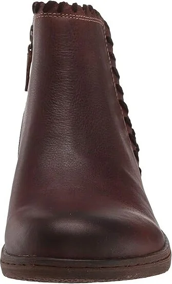 Comfortiva Fallston Women's Boots Bridle Brown Wild Steer/Cow Suede : 6 M (B), Leather - Image 6