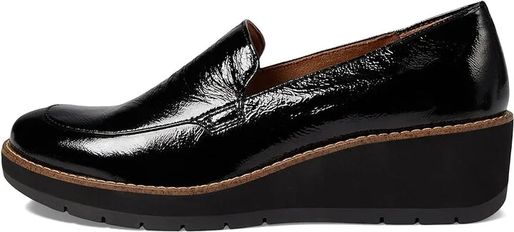 Comfortiva Farland Women's Shoes Black Crinkle Patent : 6 W (D), Leather - Image 5