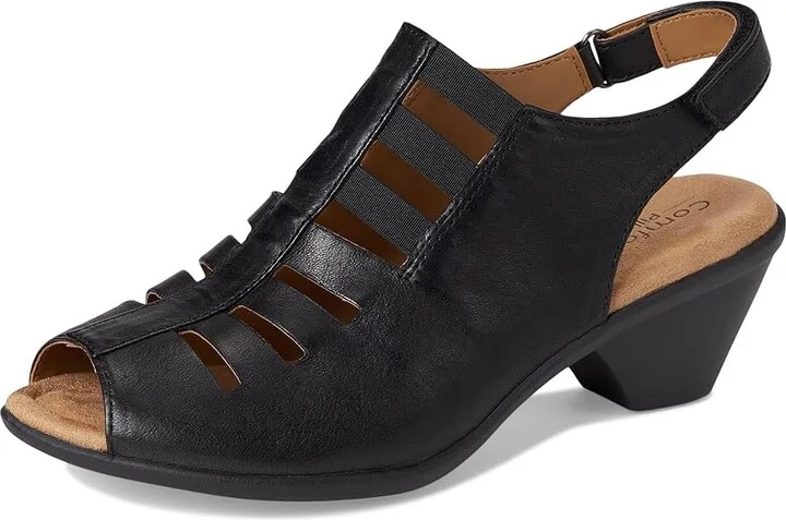 Comfortiva Faye Women's 1-2 inch heel Shoes Black Oleoso : 5.5 M (B), Leather/Nubuck/Synthetic - Image 6
