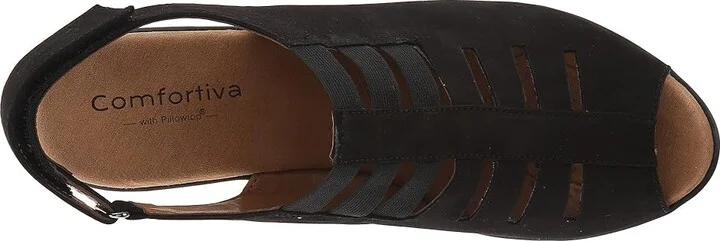 Comfortiva Faye Women's 1-2 inch heel Shoes Black Otago Nubuck : 6 M (B), Leather/Nubuck/Synthetic - Image 3