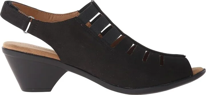 Comfortiva Faye Women's 1-2 inch heel Shoes Black Otago Nubuck : 6 M (B), Leather/Nubuck/Synthetic - Image 8