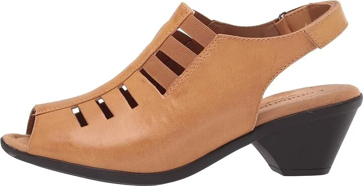 Comfortiva Faye Women's 1-2 inch heel Shoes Desert Sand Talco : 6 WW (EE), Leather/Nubuck/Synthetic - Image 7
