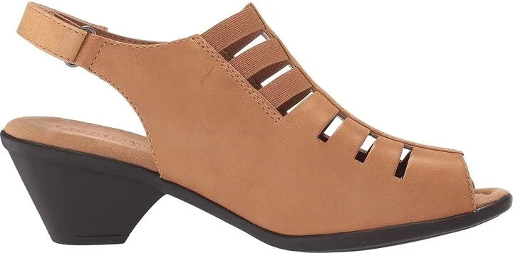 Comfortiva Faye Women's 1-2 inch heel Shoes Desert Sand Talco : 6 WW (EE), Leather/Nubuck/Synthetic - Image 8
