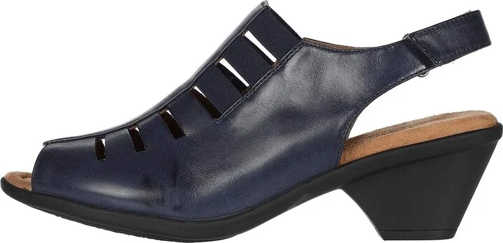 Comfortiva Faye Women's 1-2 inch heel Shoes Peacoat Navy Tequila : 5 M (B), Suede - Image 7