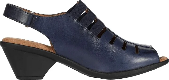 Comfortiva Faye Women's 1-2 inch heel Shoes Peacoat Navy Tequila : 5 M (B), Suede - Image 8