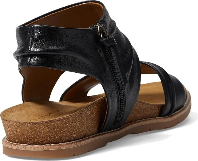 Comfortiva Gale Women's Sandals Black : 7 W (D), Leather/Rubber - Image 4