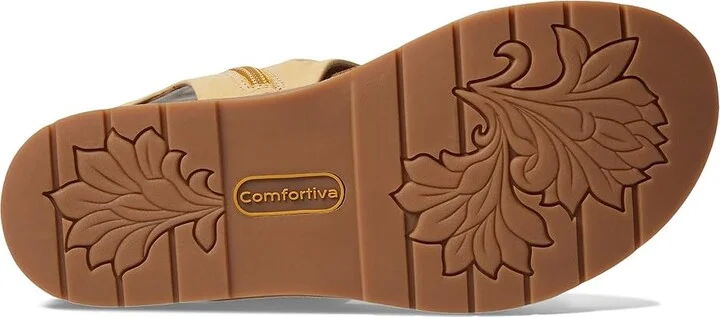 Comfortiva Gale Women's Sandals Mexico Yellow : 7.5 M (B), Leather/Rubber - Image 3