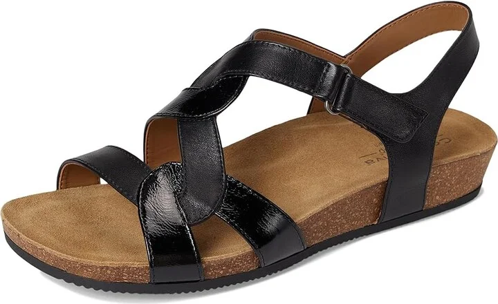 Comfortiva Garner Women's Sandals Black : 9.5 M (B), Leather - Image 5