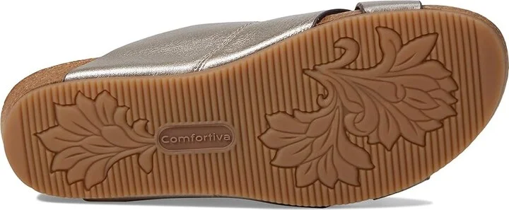 Comfortiva Gervaise Women's Sandals Grey Gold : 6.5 M (B), Leather/Rubber - Image 3