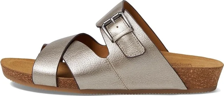 Comfortiva Gervaise Women's Sandals Grey Gold : 6.5 M (B), Leather/Rubber - Image 5