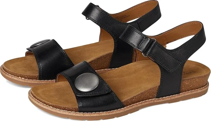 Comfortiva Gwen Women's Sandals Black : 8.5 W (D), Leather