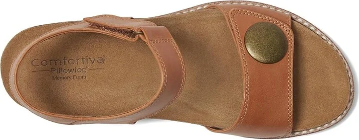 Comfortiva Gwen Women's Sandals Luggage : 6 M (B), Leather - Image 2