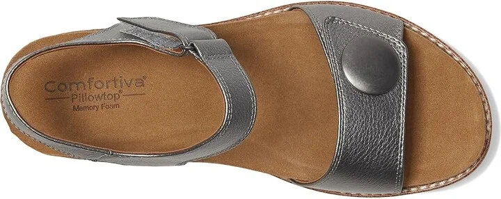 Comfortiva Gwen Women's Sandals Warmstone : 10 M (B), Leather - Image 2