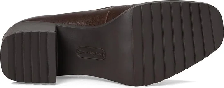 Comfortiva Hailey High Women's Heels Chocolate : 6 M (B), Leather - Image 3