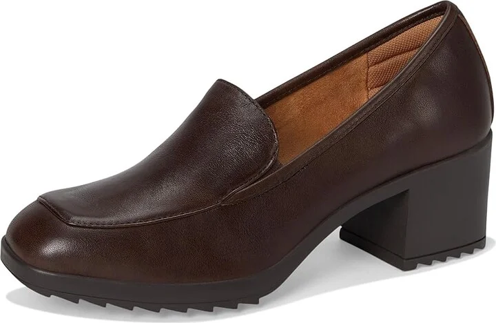 Comfortiva Hailey High Women's Heels Chocolate : 6 M (B), Leather - Image 5