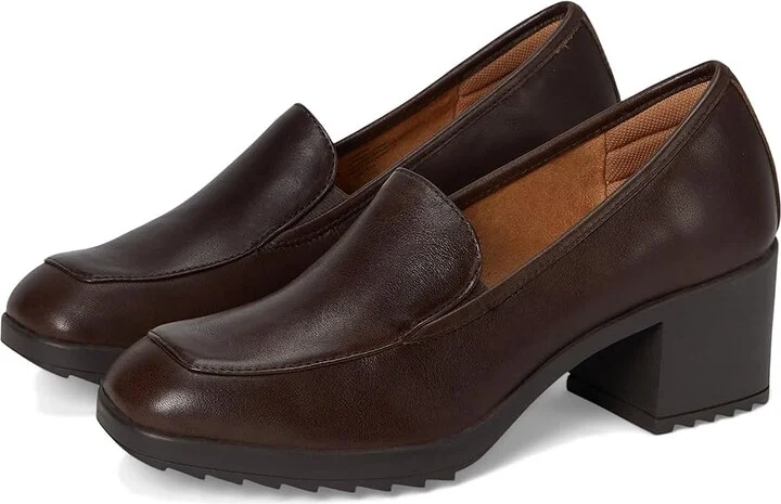 Comfortiva Hailey High Women's Heels Chocolate : 6 M (B), Leather