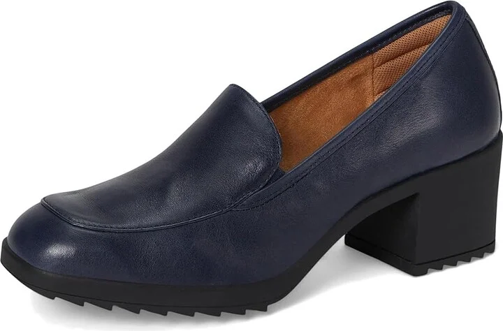 Comfortiva Hailey High Women's Heels Sky Navy : 7.5 W (D), Leather - Image 5