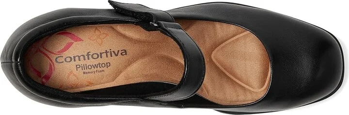 Comfortiva Hayes High Women's Heels Black : 7.5 M (B), Leather/Rubber/Suede - Image 2