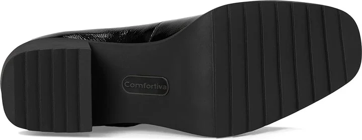 Comfortiva Hayes High Women's Heels Black Patent : 6.5 W (D), Leather/Rubber/Suede - Image 3