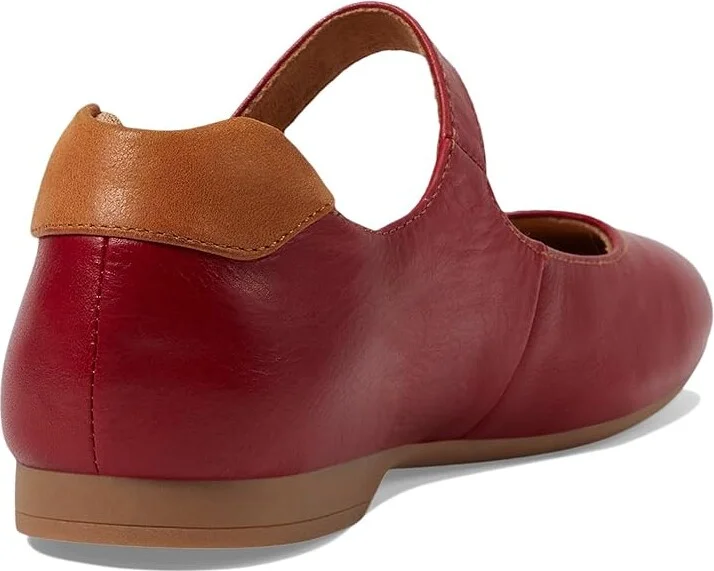 Comfortiva Kaylee Women's Flat Shoes Cherry Red : 11 W (D), Leather/Rubber - Image 4
