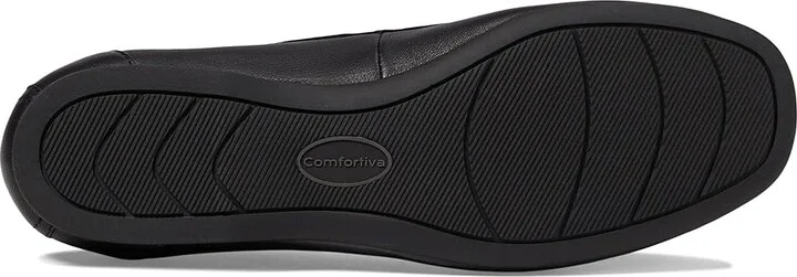 Comfortiva Keegan Women's Flat Shoes Black : 9.5 M (B), Leather - Image 3